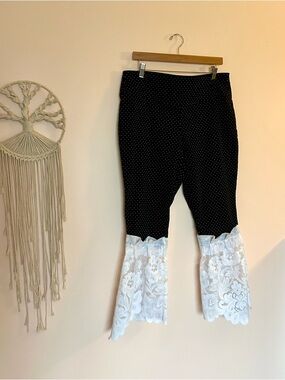 Upcycled Polka Dot Pants